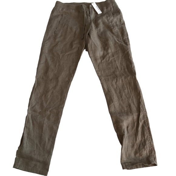 Standard James Perse Straight Leg Linen Pants Size 0 - Picture 1 of 6